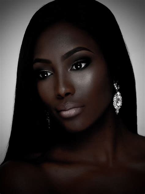 dark skin beauty dark skin makeup black women art beautiful dark