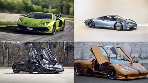 fastest cars   world ranked fastest  slowest