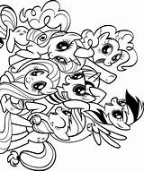 Pony Little Coloring Pages Printable Color Movie Print sketch template