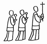 Altar Servers sketch template