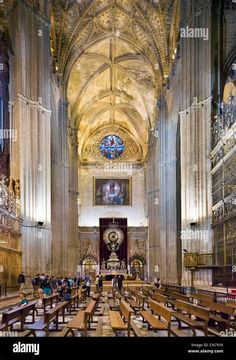 seville cathedral interior    chapel  st james