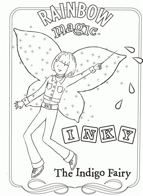 rainbow magic coloring page indigo coloring home pages