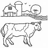 Coloring Dairy Pages Cow Cows Group Print Color Popular Coloringhome sketch template
