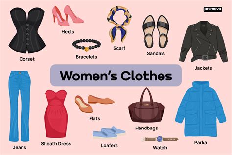 female clothes vocabulary  english