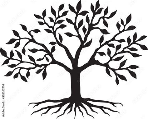 tree clipart silhouette