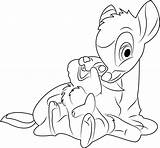 Bambi Thumper Coloring Pages Printable Color A4 Coloringpages101 Categories Coloringonly sketch template