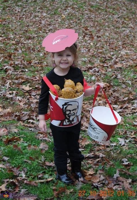 bucket of kfc chicken halloween costume contest at