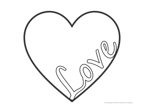 love heart coloring pages  printables  mommy