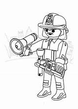 Coloring Playmobil Pages Playmobils Print Printable Kids Firefighter Speaker Color Xcolorings sketch template