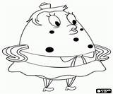 Spongebob Puff Mrs Character Coloring Pages Squarepants Patrick Oncoloring sketch template