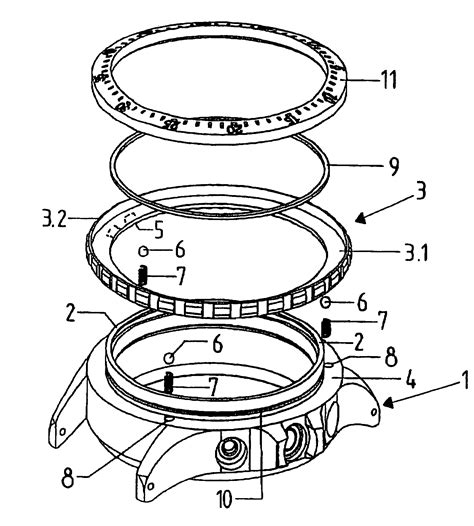 patent   case  wristwatch    case google patents