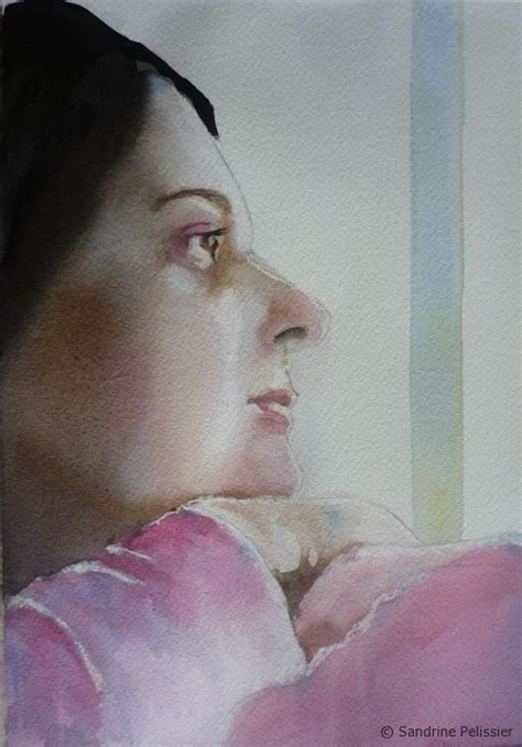 Watercolor Portrait Step By Step Painting Tutorial Self