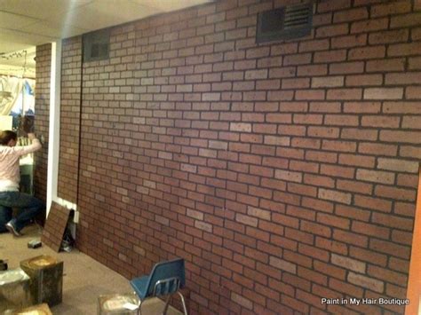 faux brick paneling from lowes hmmmm with images