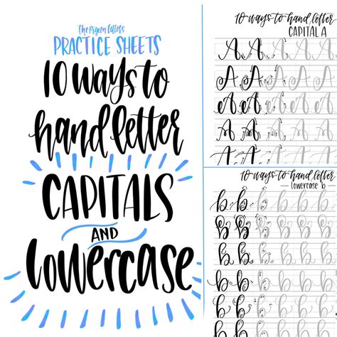 hand lettering alphabet