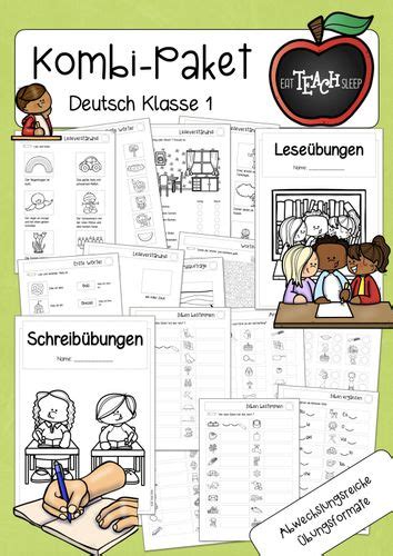 Kombi Paket Deutsch Klasse 1 Unterrichtsmaterial In Den Fächern Daz