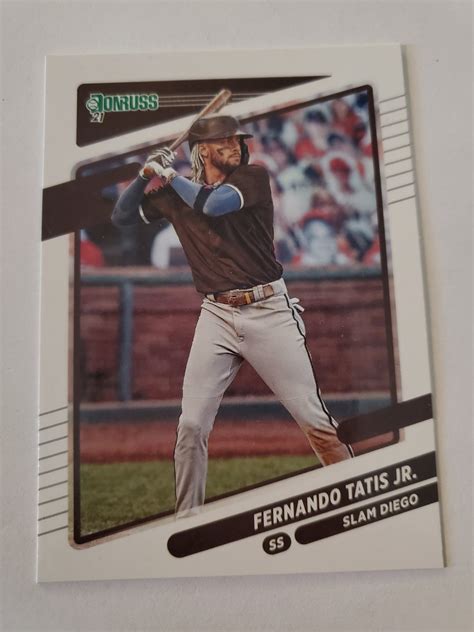 Fernando Tatis Jr 2021 Donruss Variation Insert Card