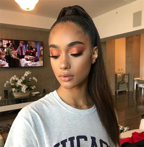 ⚡greta⚡ black girl makeup makeup inspiration hair makeup