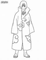 Itachi Coloring Akatsuki Naruto Pages Cooper Uchiha Sheldon Printable Anime Gambar Template Bang Theory Big Shippuden Mewarnai Categories Sketch Coloringonly sketch template