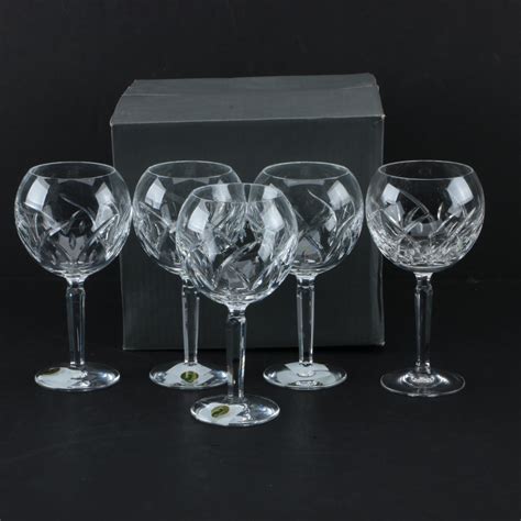 Waterford Crystal Lucerne Balloon Wine Glasses Ebth