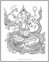 Hindu Elephant God Coloring Imagination Run Wild Let Available sketch template