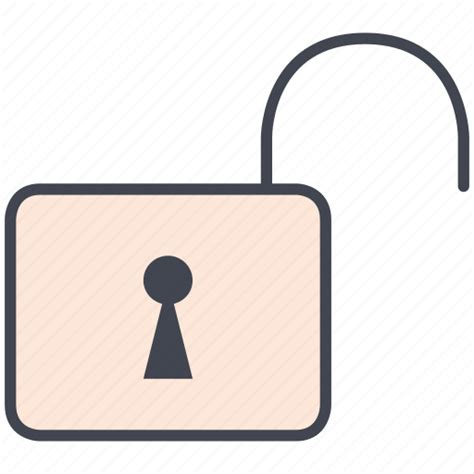 Access Key Lock Padlock Password Safe Secure Icon