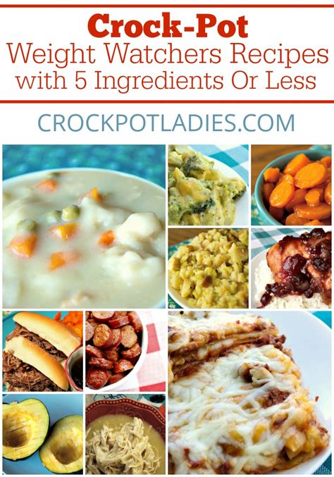 40 Crock Pot Weight Watchers Recipes With 5 Ingredients