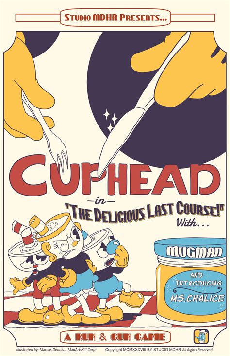 cuphead dlc poster by madartsxiii on newgrounds