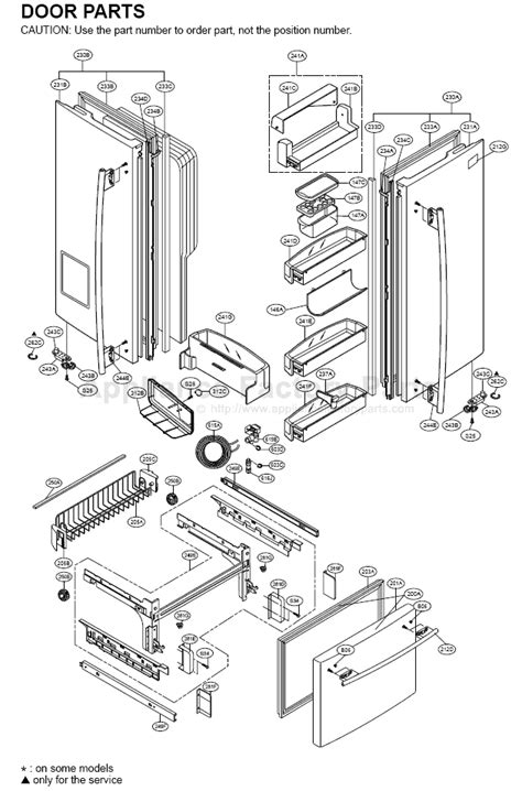 lg refrigerator lfcst parts diagram