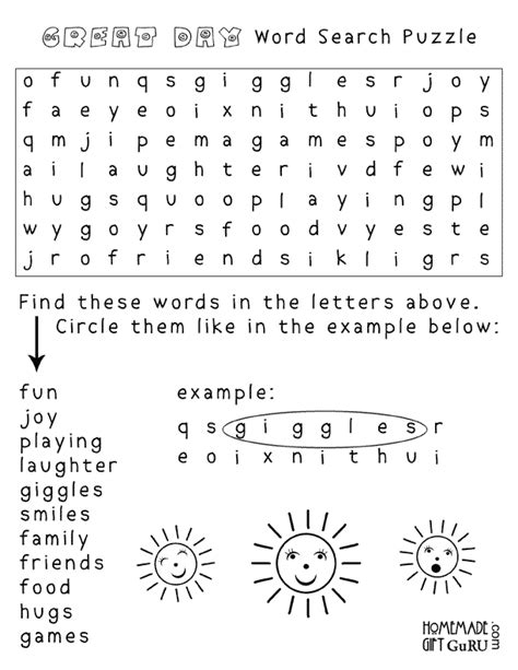 pinned  site  kids word search puzzle kids word
