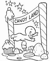 Coloring Pages Candyland Halloween Casper Printable Ghost Sheets Fun Clipart Color Kids Activity Library Cute Print Cartoons Popular Coloringhome Collection sketch template