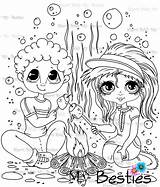 Bestie Coloring Img14 Baldy Sherri Instant Doll Summer Fun Mybestiesshop sketch template
