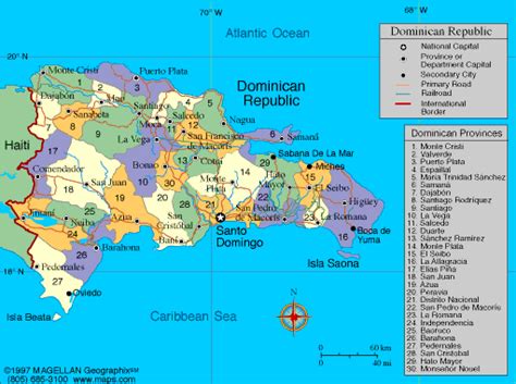 dominican republic map infoplease