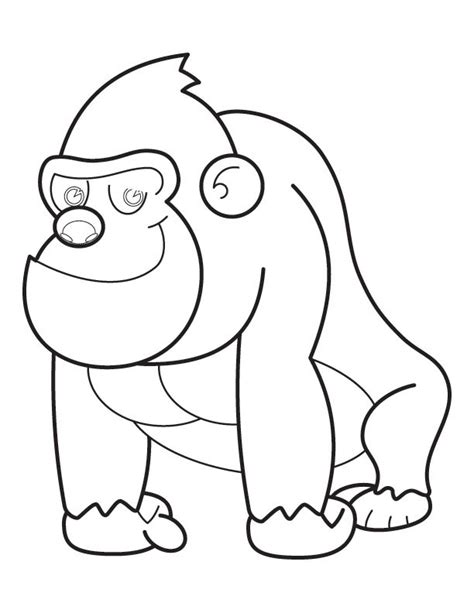 ape coloring pages  coloring pages  kids animal coloring