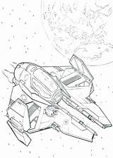 Wars Star Coloring Pages Battle Getcolorings Ships sketch template