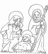 Nacimiento Nascimento Pintar Pesebres Virgen Recortar Pesebre Belenes María Jesús Marisca Menino sketch template