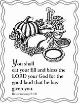 Thanksgiving Coloring Pages Bible Kids Christian Scripture Fall Religious Scriptures God Sunday School Printables Printable Thanks Lord Sheets He Good sketch template