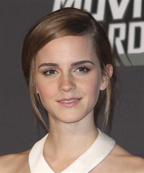 Emma Watson Long Straight Updo