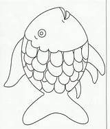 Fish Rainbow Preschool Template Coloring Craft Sketchite sketch template