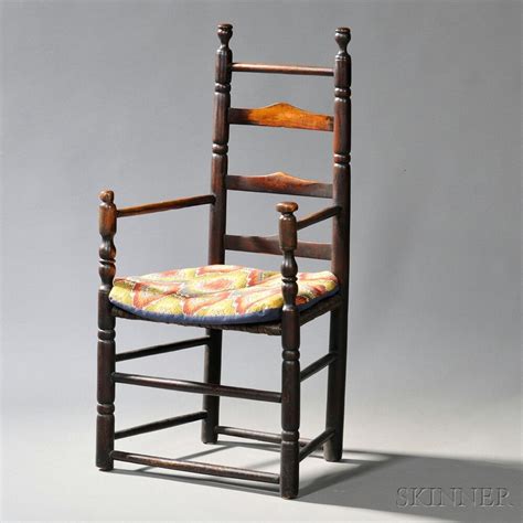 slat  armchair early american furniture period furniture