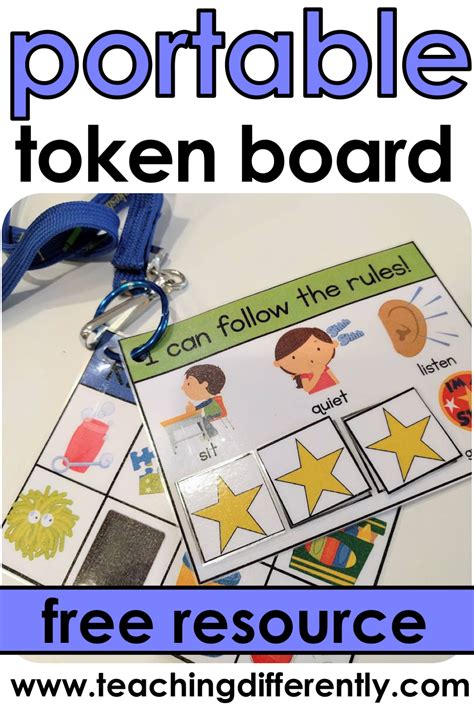 token board examples printable templates