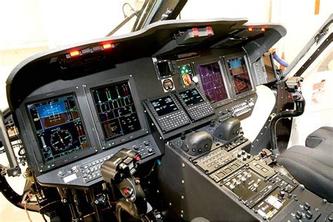 Sikorsky S 76d With Thales Topdeck Glass Cockpit Cockpit Glass