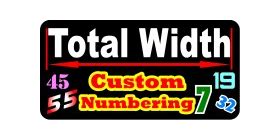 create custom number decals  stickers