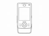 Motorola Z8 sketch template