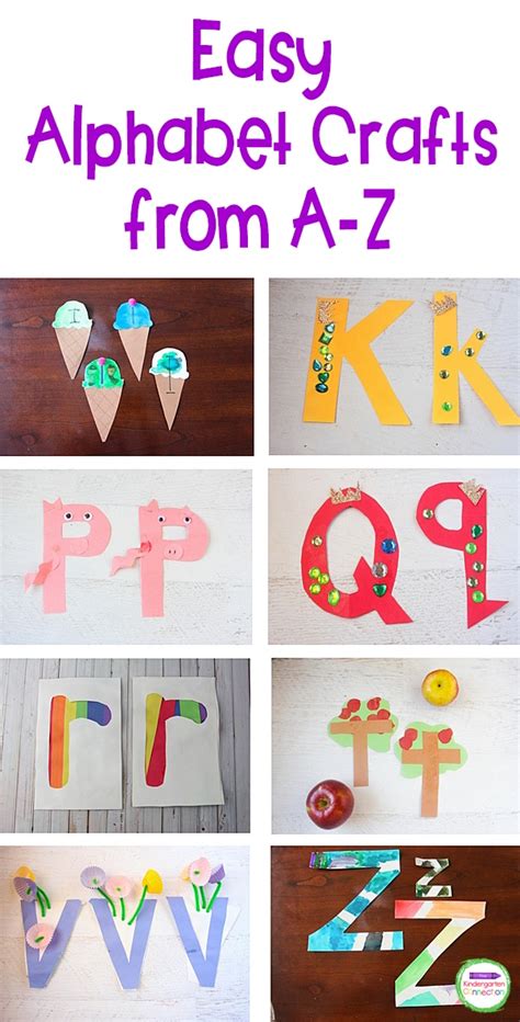 quick  easy letter crafts  pre  kindergarten