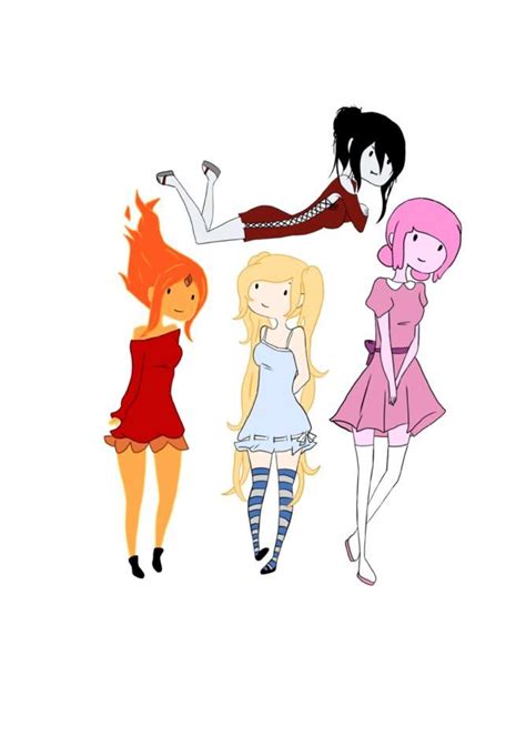 Awesome Adventure Time Girls Fanart Marceline Fionna