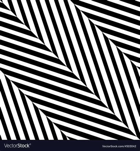 black white diagonal stripe seamless pattern vector image