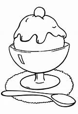 Ice Cream Coloring Sundae Pages Printable Drawing Food Easy Kids Print Momjunction Getdrawings Visit Choose Board Sheets Top Online sketch template