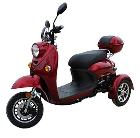 elegante retro scooter electrico  ruedas adulto movilidad reducida motos electricas