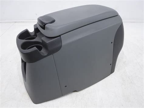 replacement ford    super duty oem center console flint grey   stock