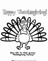 Thanksgiving Coloring Pages Cartoon Getdrawings sketch template